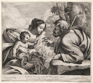 Den hellige familie, 1633. av Simon Vouet