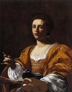 Portrett av Artemisia Gentileschi, 1623-1626.