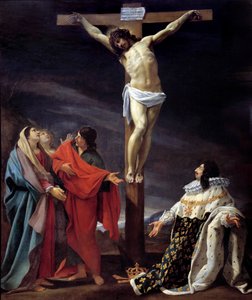 Løftet til kong Ludvig XIII (1601-1643) Maleri av Simon Vouet (1590-1649) og verksted av Simon Vouet