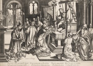 St. Gregorius messe. av Simon Wynhoutsz Frisius