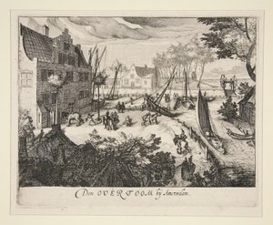 Overtoom nær Amsterdam av Simon Wynhoutsz Frisius