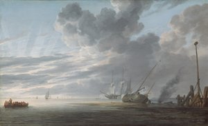 Elvemunning ved dagens slutt, ca. 16401645.