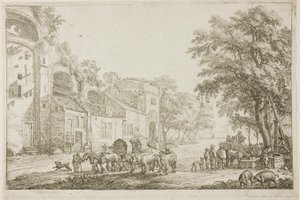 Markedsby av Simon de Vlieger
