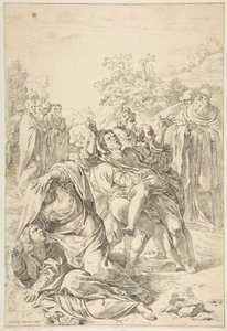 Saint Benedict som driver ut en demon, ca. 1637-1639.