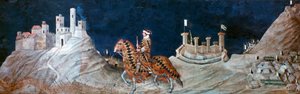 Minnesmerke ..ved beleiringen av Montemassi..., 1328 av Simone Martini