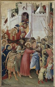 Polyptych Orsini: Kristus som bærer korset (olje på panel, ca 1333) av Simone Martini
