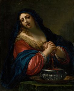 Saint Praxedis, ca. 1650 av Simone Pignoni