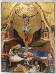 The Dream of the Virgin, ca. 1365–80 (eggtempera og forgylling på panel av bartre)