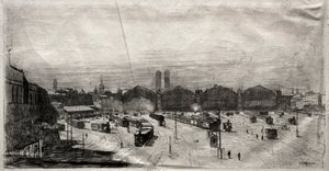 Jernbanestasjon, 1883.