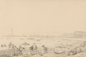 Album med 30 visninger i Tyrol og Italia: Leghorn, Villa Caprille - General View 1. september 1841