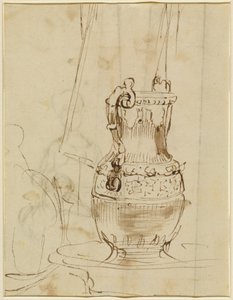 En utsmykket Ewer [recto] av Sir David Wilkie