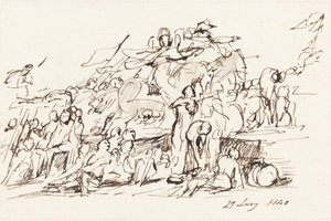 Kampscene av Sir David Wilkie