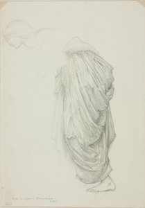 Bending Female Figure, studie for Mirror of Venus av Sir Edward Burne Jones