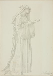 Pilegrimsfigur i Romaunt of the Rose av Sir Edward Burne Jones