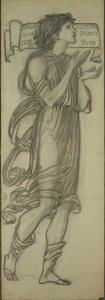 Samuel (Tegneserie for Lady Chapel østvindu) av Sir Edward Burne Jones