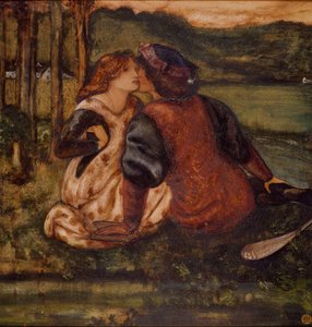 En idyll, midten av slutten av 1800-tallet. av Sir Edward Coley Burne Jones