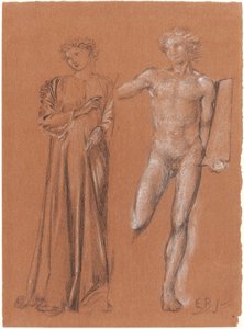 Orfeus og Eurydike av Sir Edward Coley Burne Jones