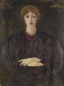 Portrett av Georgiana Burne-Jones 1840-1920, 1863. av Sir Edward Coley Burne Jones