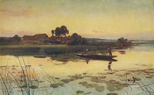 Slutten av en midtsommerdag, 1879.