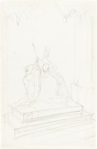 Studie for "Queen Victoria"