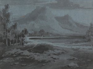 Walisisk landskap av Sir George Howland Beaumont seventh Baronet