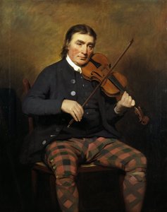 Portrett av fiolinisten og komponisten Niel Gow 1727-1807, 1787