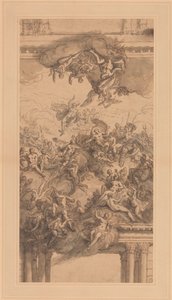 Et design for et tak av Sir James Thornhill