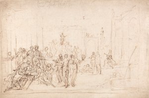 Apollo og musene av Sir James Thornhill