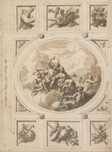 Design for et tak hos Addiscombe: Bacchus og Ariadne