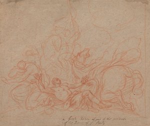 Skisse for "The Conversion of St. Paul" for Dome of St. Paul's Cathedral