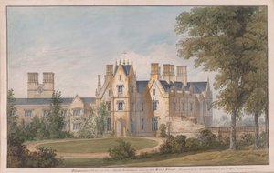 Lilleshall, Shropshire: Utsikt over nordinngangen og vestfronten