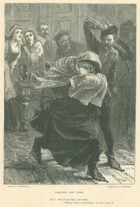 Illustrasjon for The Merry Wives of Windsor av Sir John Charles Robinson