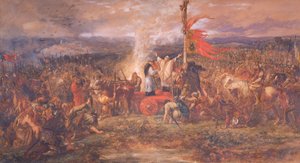 Battle of the Standard, Northallerton, Yorkshire, 22. august 1138, 1880. av Sir John Gilbert