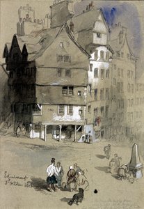 Sir George McKenzies hus, Edinburgh, Skottland, 1845