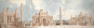 Design for inngangen til Hyde Park og St. James' Park av Sir John Soane