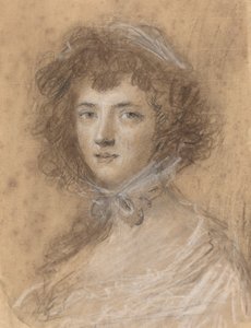Hode og byste av en kvinne av Sir Joshua Reynolds