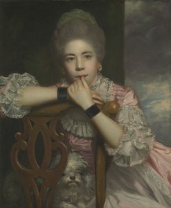 Mrs. Abington som Miss Prue i "Love for Love" av William Congreve