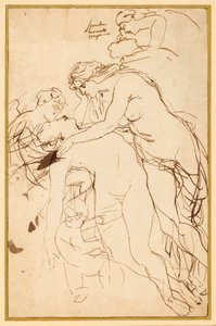 Venus klagende Adonis av Sir Peter Paul Rubens