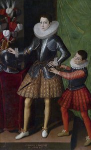 Giuliano Cesarini (yngre) (1466-1510), 14 år - Peinture of Sofonisba Anguissola (ca. 1532-1625) - ca 1586 - Olje på lerret - 186x115 - Privat samling av Sofonisba Anguissola