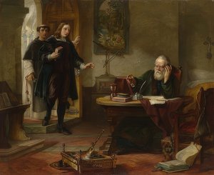 John Milton besøker Galileo Galilei. 1847