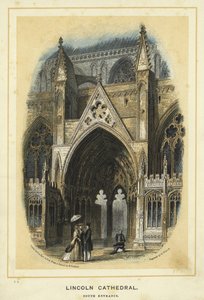 Lincoln Cathedral, sør inngang av Solomon Alexander Hart