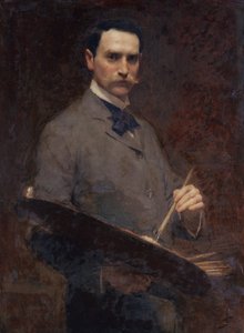Selvportrett, ca. 1896 (olje på lerret)