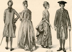 Klær under George IIIs regjeringstid, 1760-1776, 1903, 1937.