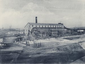 City and Suburban Gold Mining Company, New Battery and Cyanide Works (s/h-bilde) av South African Photographer