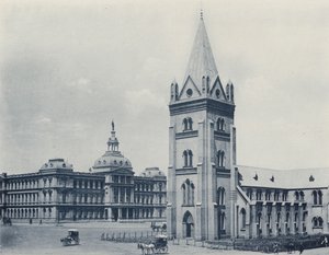 Den nederlandske reformerte kirke, Pretoria (s/hvitt-bilde) av South African Photographer