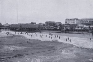Ocean Beach, Durban (s/hvitt bilde)