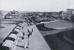 Ocean Beach, Durban (s/hvitt bilde) av South African Photographer