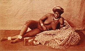 A Cleopatra Zulu, ca. 1880 (albumtrykk)
