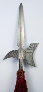 Hellebard for garde av prins Karl I av Liechtenstein