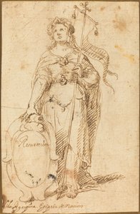 egyptisk sibyll av Spanish 17th Century